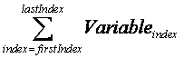 sigma notation