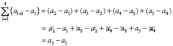 Telescoping Sum