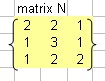 symetric matrix using excel
