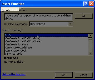 with new userdefined functions microsoft excel