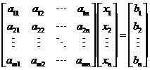 Solving System Linear Equations