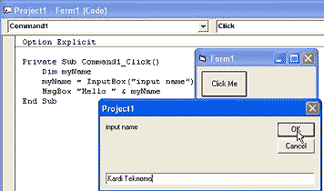 Input and Output in Visual Basic (VB)